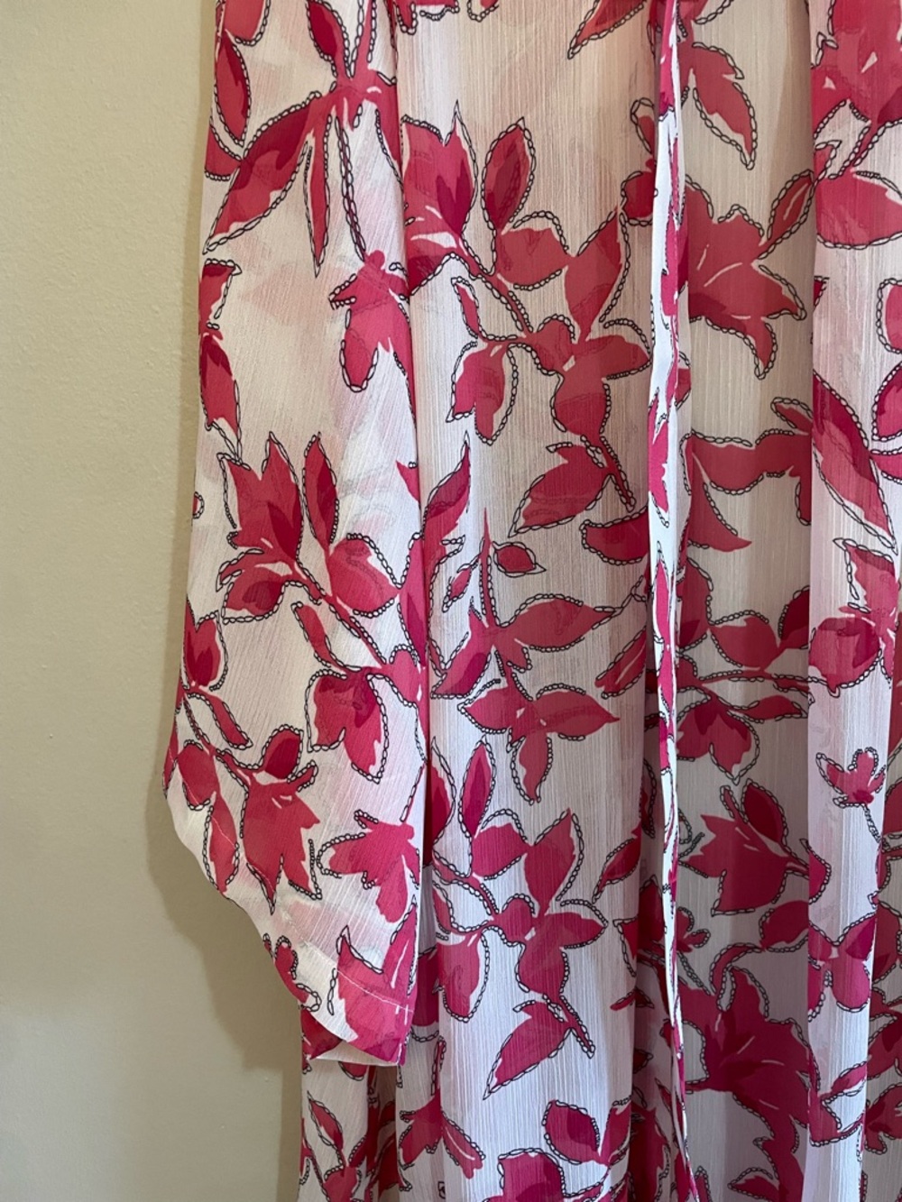 Penningtons White & Pink Floral Open-Front Kimono – Plus Size 4X/5X NWoT - Picture 7 of 14